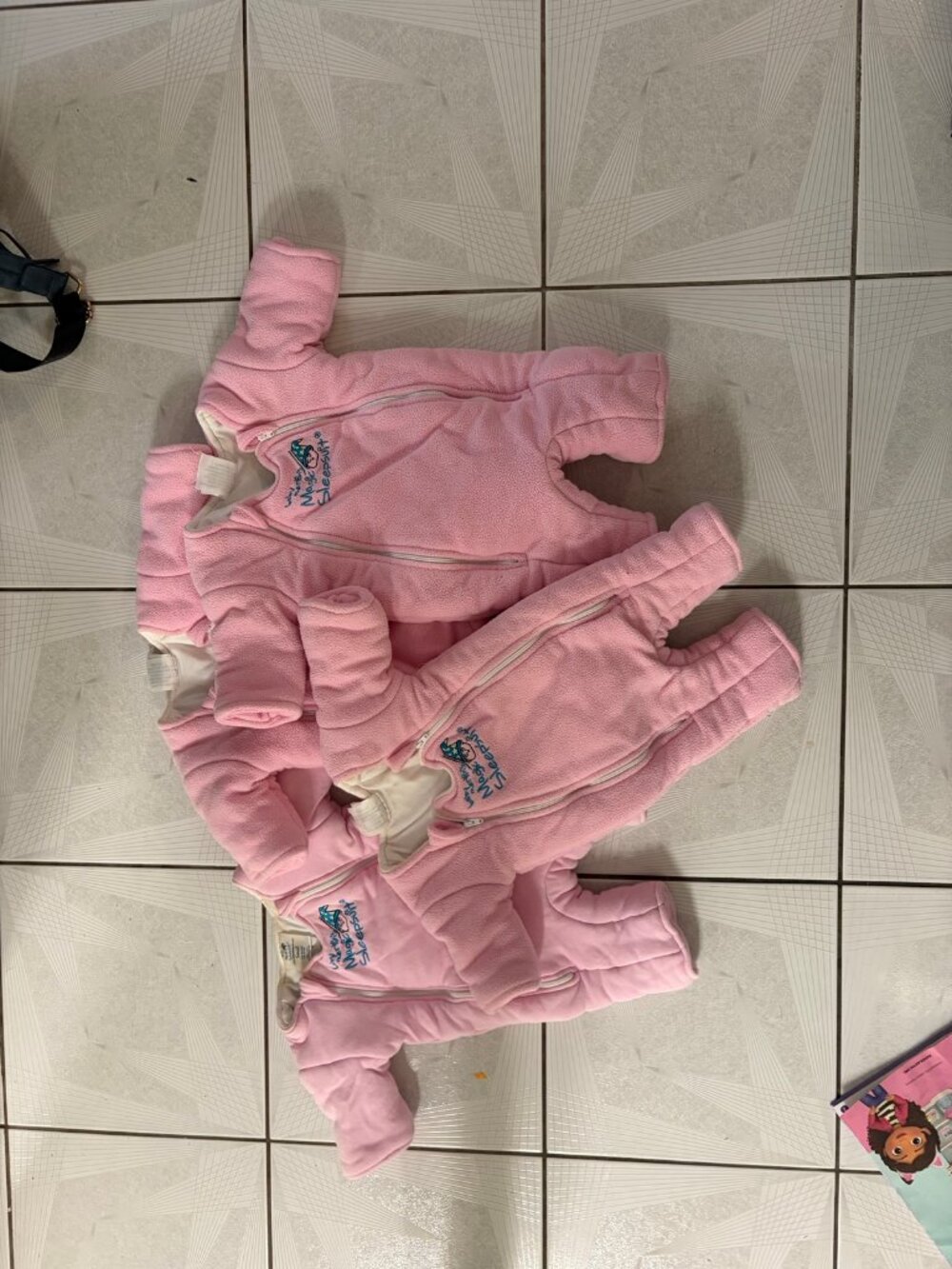 Baby Merlin's Magic Sleepsuit Bundle - Pink (4)